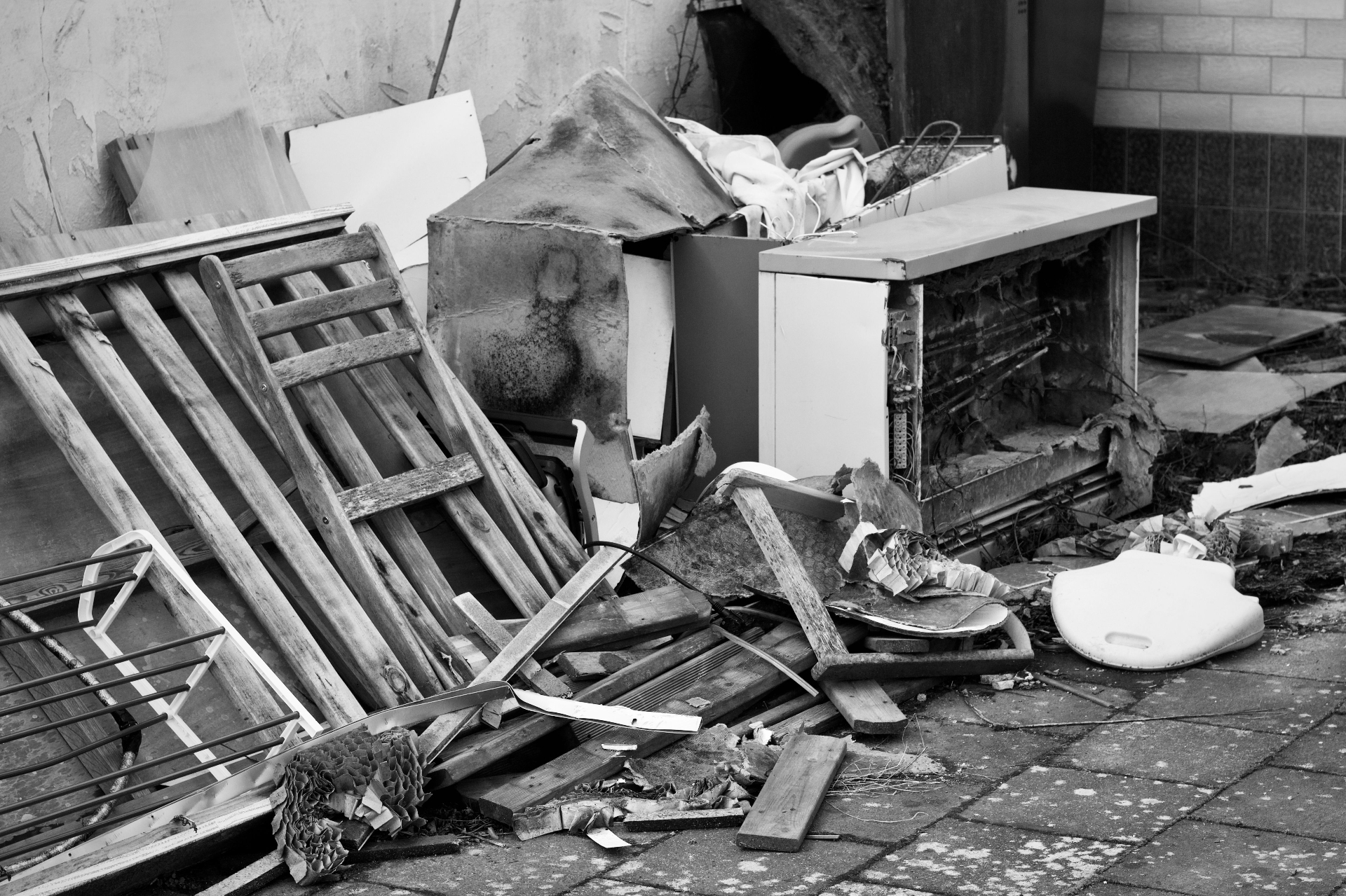 Sperrmüll und alte Möbel zur Entsorgung